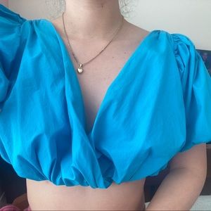 Blue fashion shirt or top!